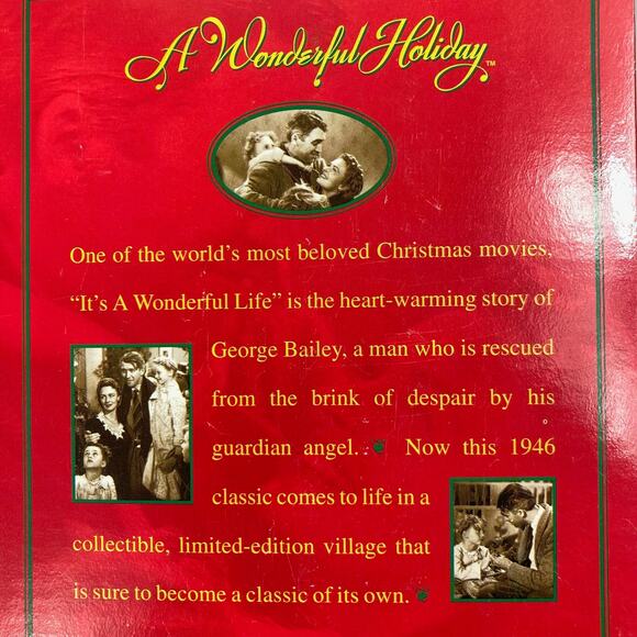 Bedford Falls Train Station Illuminated Hand painted indoor Christmas display - Picture 8 of 9